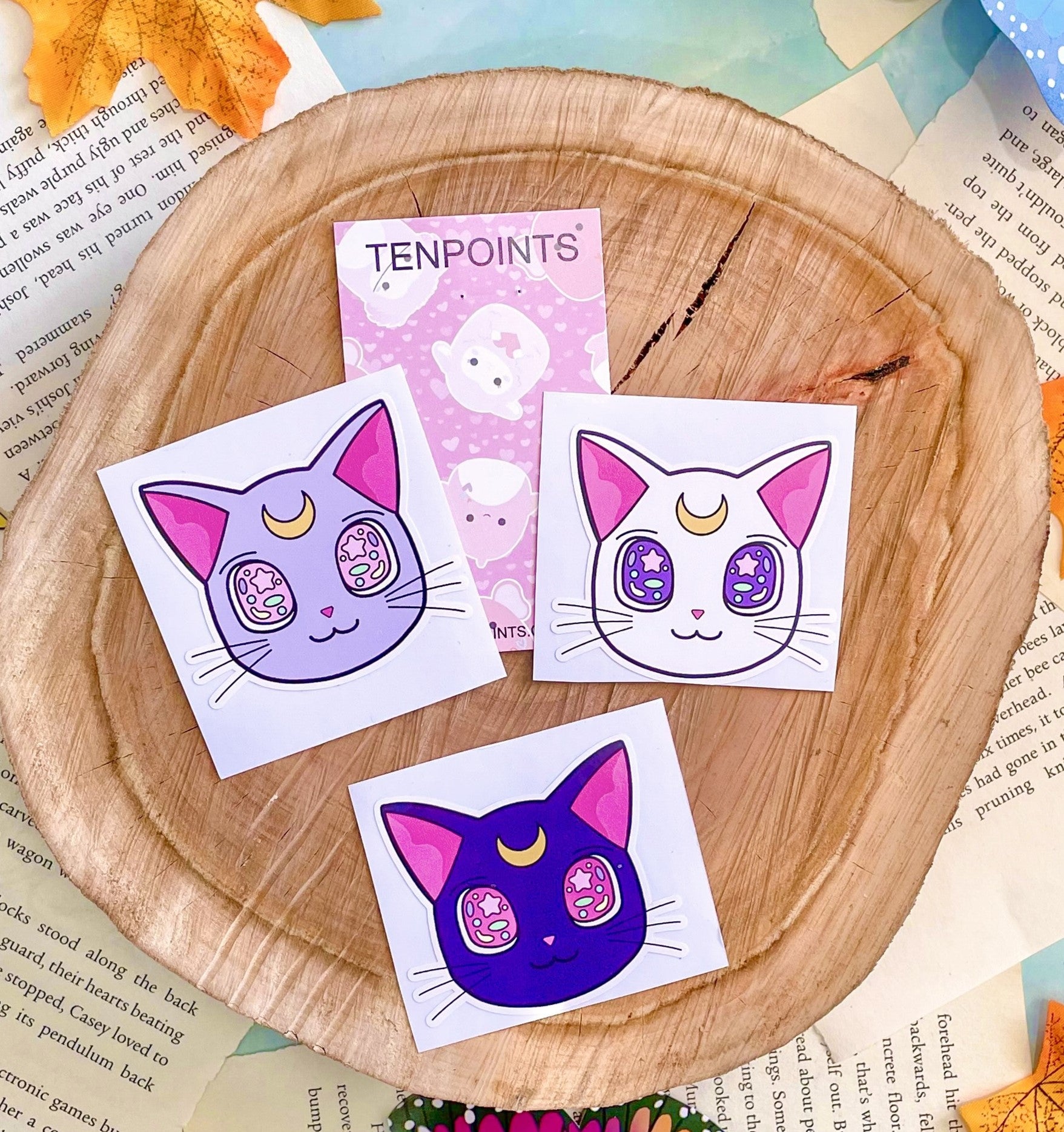 STICKER KAWAII CAT PACK OF 3