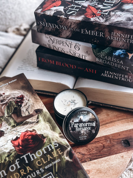 PARANORMAL ROMANCE  - Bookish Inspired Soy Candle Scent Notes: Moonlit Night