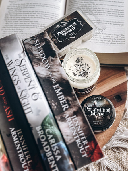 PARANORMAL ROMANCE  - Bookish Inspired Soy Candle Scent Notes: Moonlit Night