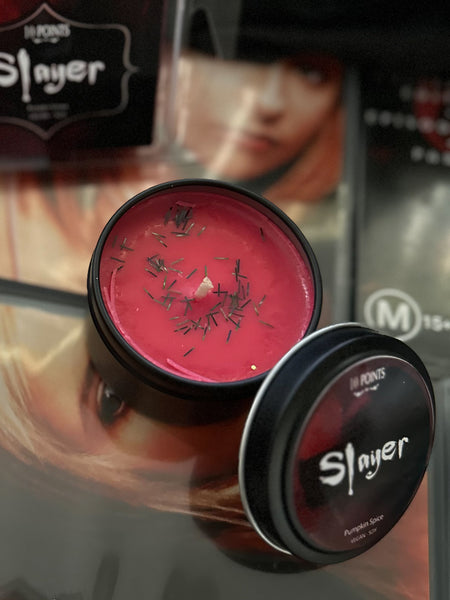 SLAYER - Bookish Inspired Soy Candle Scent Notes: Pumpkin Smoke