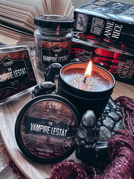 THE VAMPIRE LESTAT - Bookish Inspired Soy Candle Scent Notes: Dragons Blood