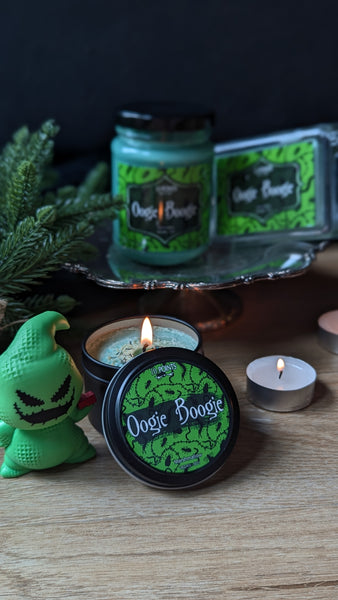 Oogie Boogie - NBX Inspired Soy Candle Scent Notes: Marshmallow