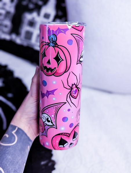 HEY PUMPKIN!  - Pink Tumbler