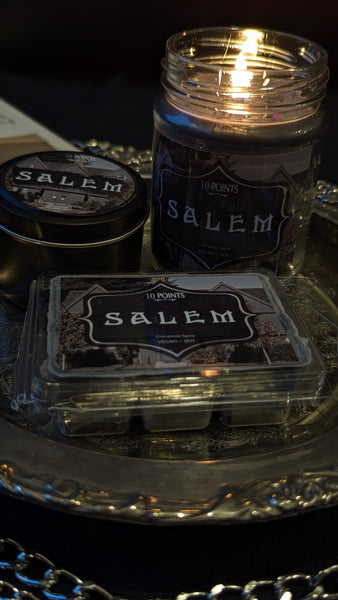 SALEM -  Soy Candle Scent Notes: Cinnamon Spice