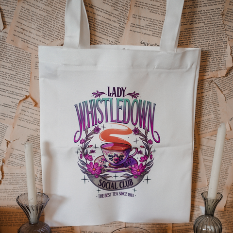 LADY WHISTLEDOWN  - Bookish Tote