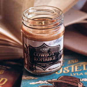 COWBOY ROMANCE  - Bookish Inspired Soy Candle Scent Notes: Raspberry Bourbon Lemonade