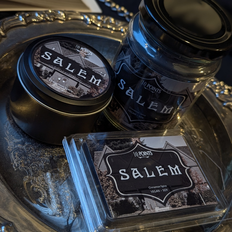 SALEM -  Soy Candle Scent Notes: Cinnamon Spice