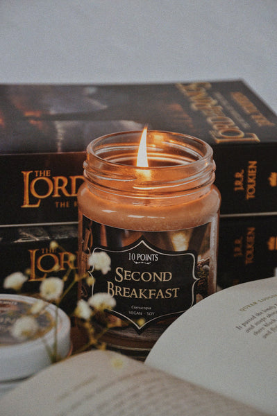 SECOND BREAKFAST  - LOTR Inspired Soy Candle Scent Notes: Cornucopia