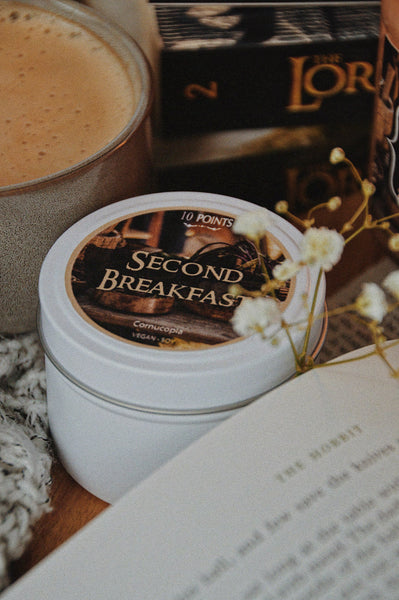 SECOND BREAKFAST  - LOTR Inspired Soy Candle Scent Notes: Cornucopia