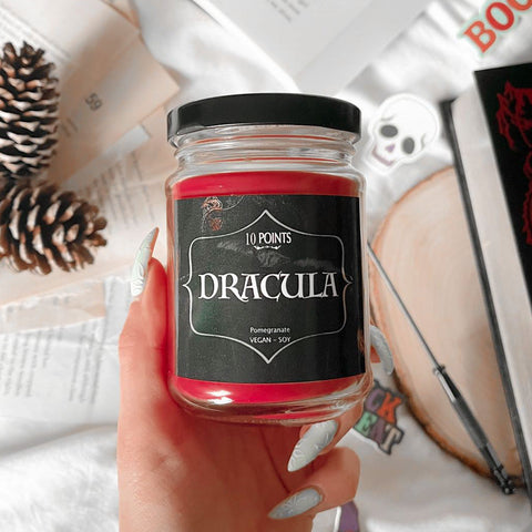 Dracula -  Soy Candle  Scent Notes: Pomegrante