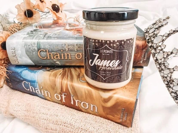 James Herondale  - Soy Candle Scent Notes: Vanilla + Musk